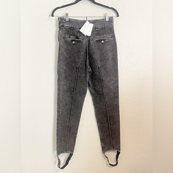 Isabel Marant Nanouli high waist stirrup skinny jeans in faded black. 38. NWT - Picture 7 of 14